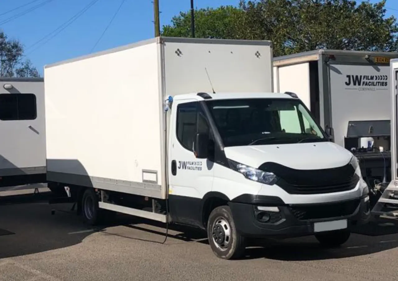 JW Costume Truck exterior on location