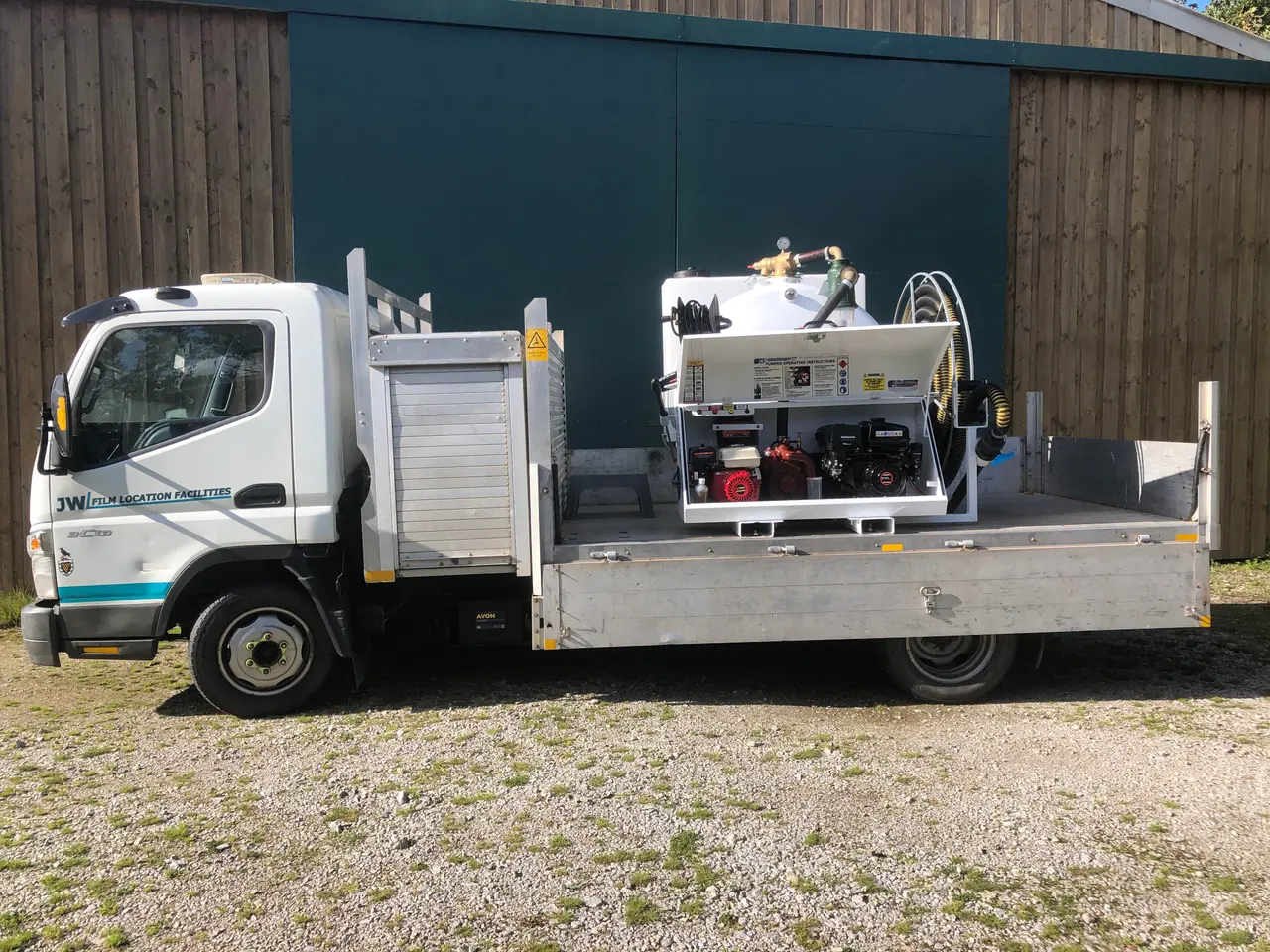 JW Film Facilities Gully Sucker vehicle for honey wagon servicing